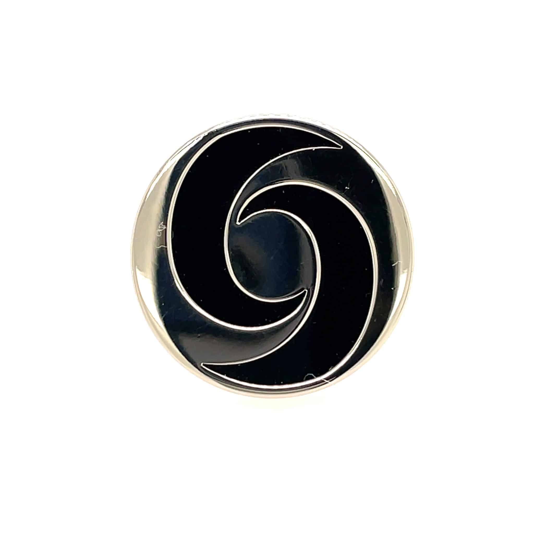 Bulgari "Optical Spinning" Ring Gr.58 Onyx Steine