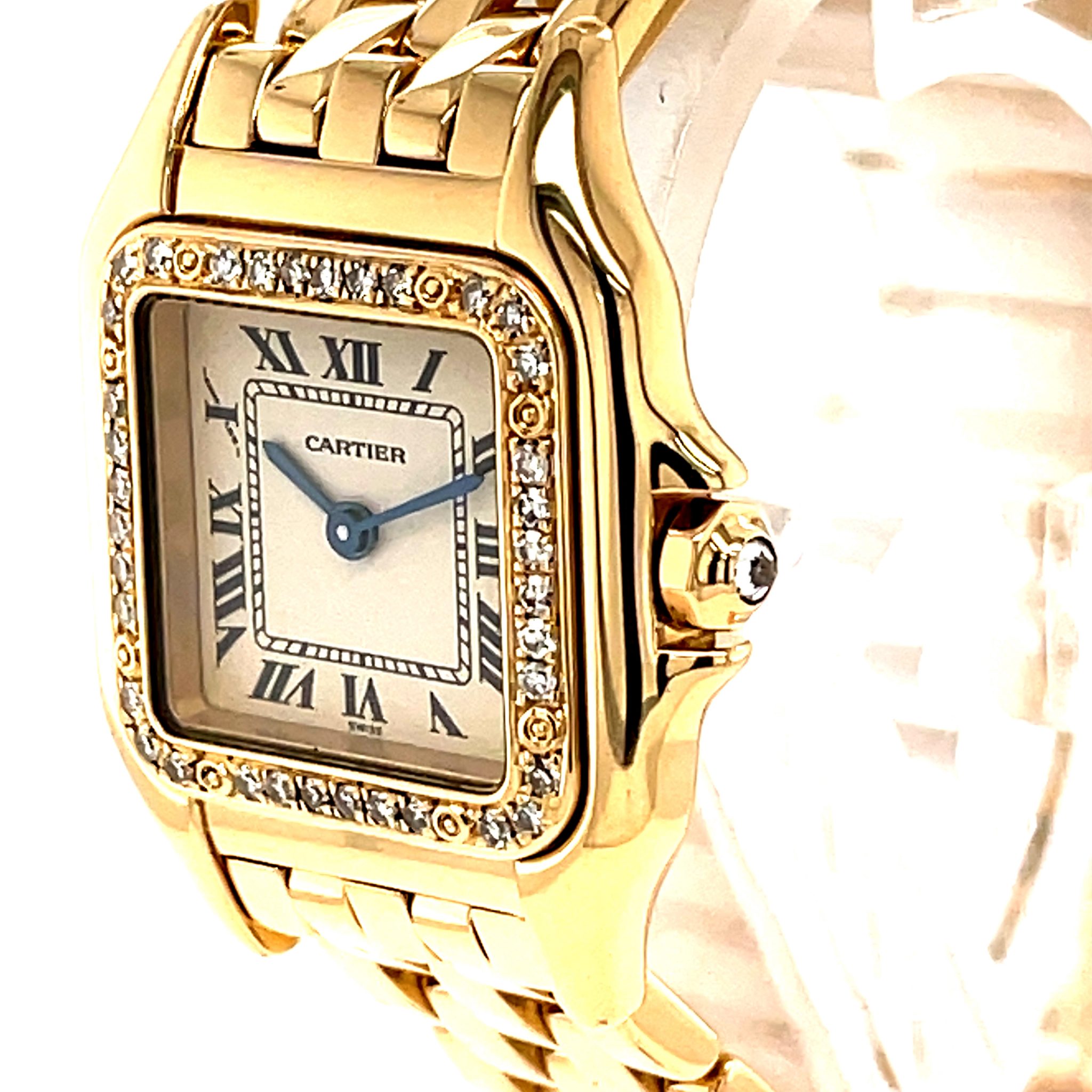 Cartier "Panthere" 22mm Gold 18K Ref. 128000M Factory Setting Diamonds