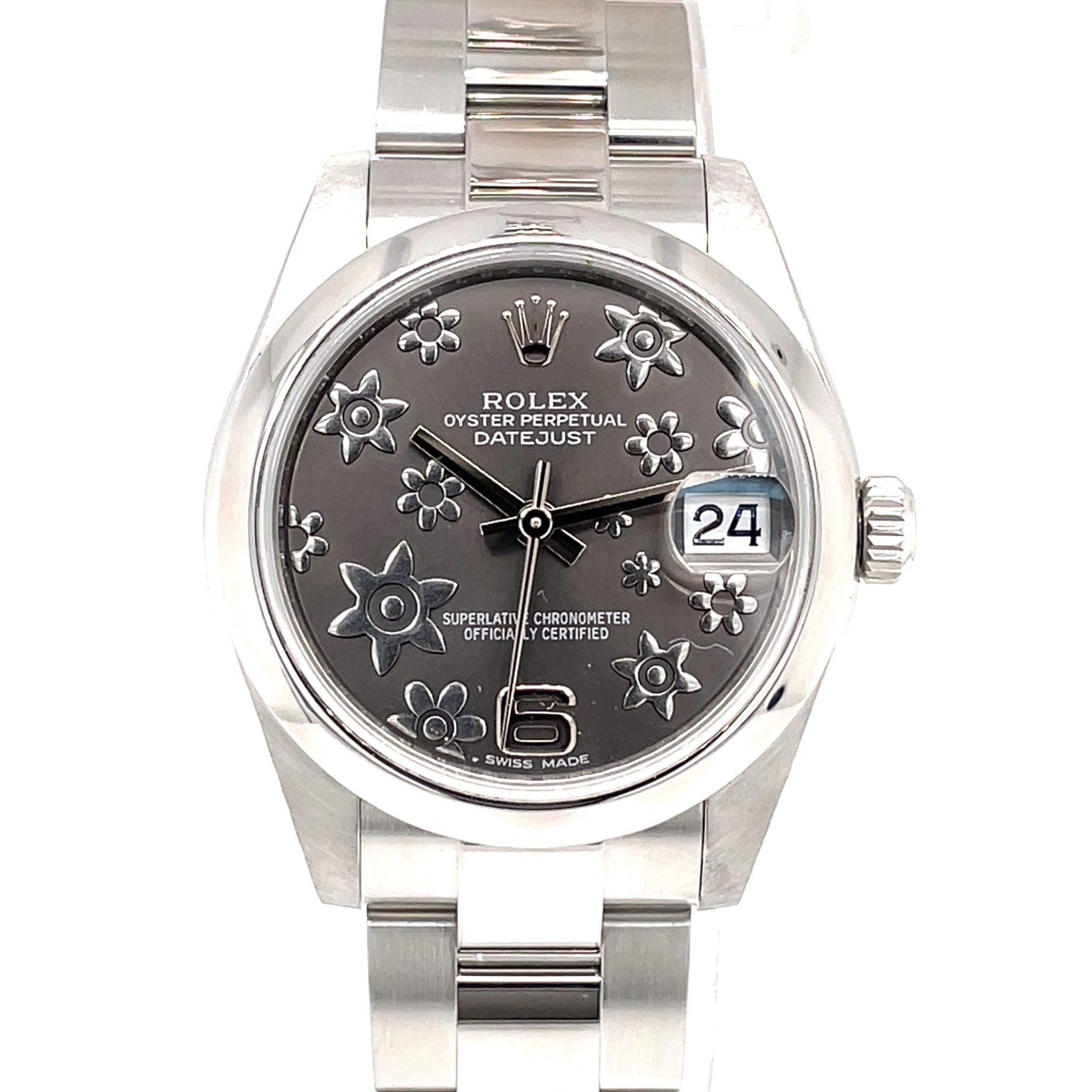 Rolex Lady Datejust 31 Ref. 178240 Floral Dial FULL SET LC 100 10/15