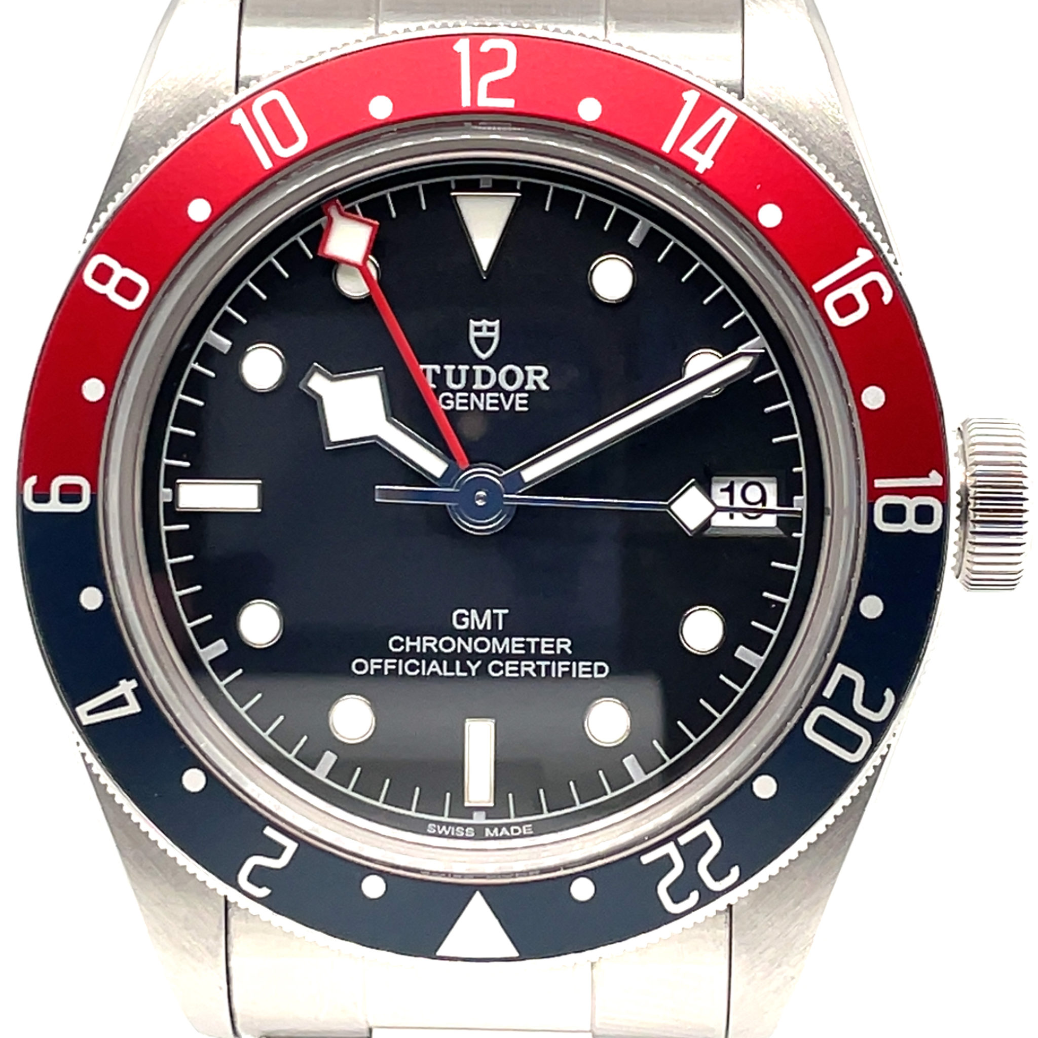 Tudor Black Bay GMT Pepsi Ref.79830RB Chronometer 09/2018 Box, Papiere