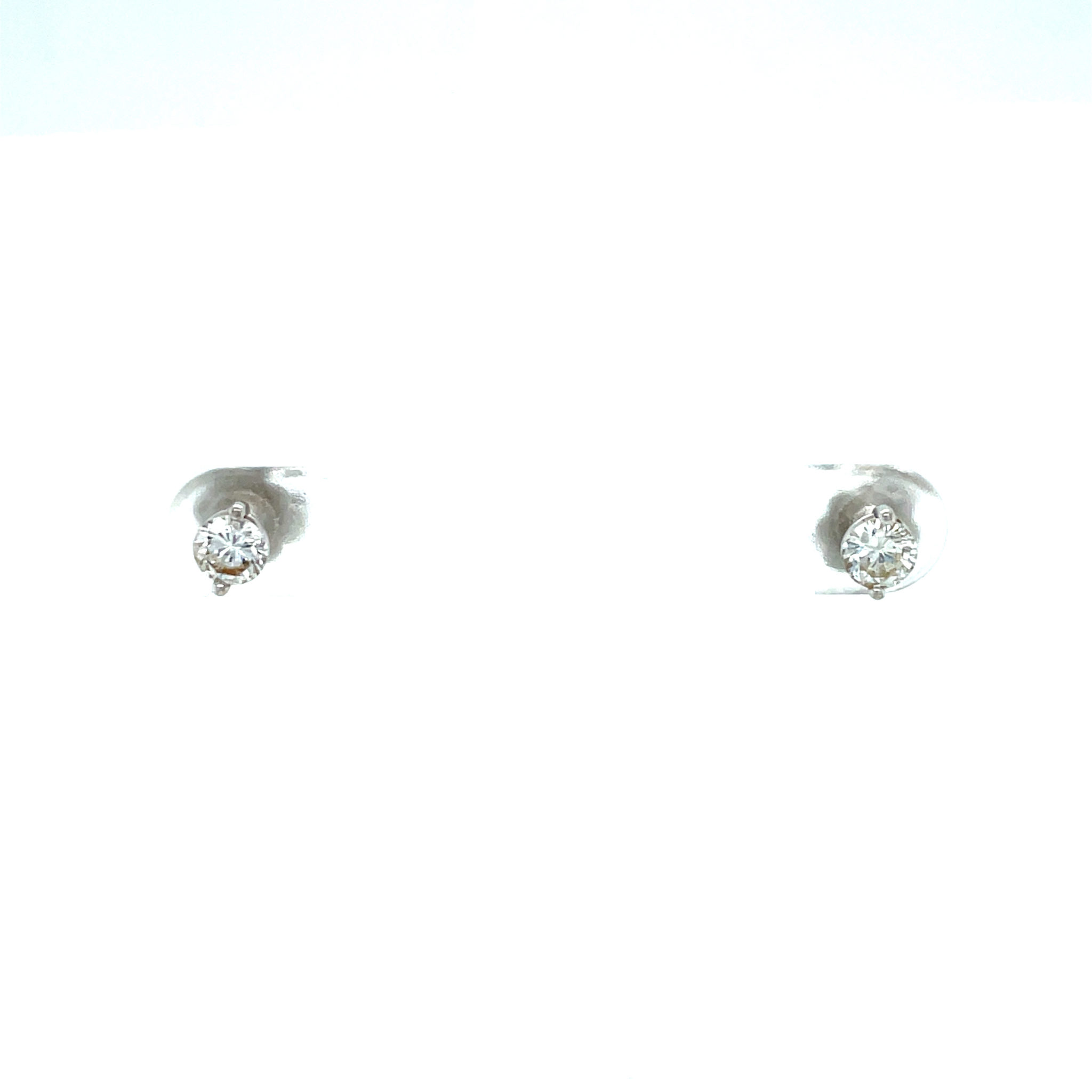 Solitärohrstecker mit ca. 0,50 ct Diamanten Weißgold 750/ 18K