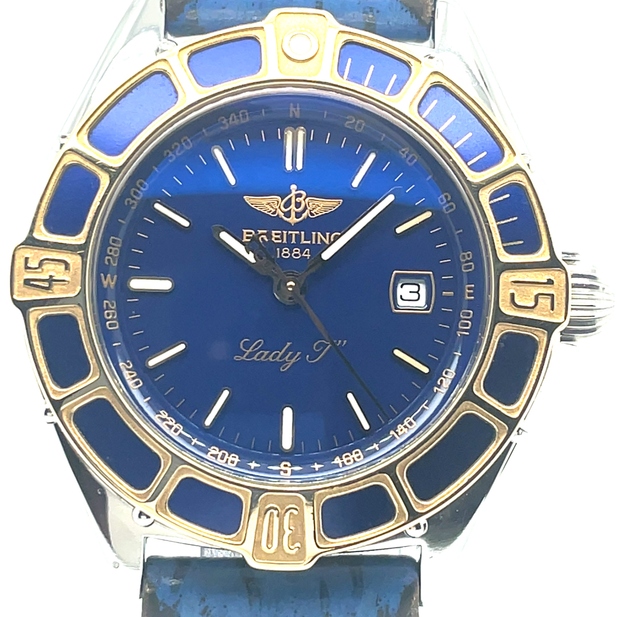 Breitling Lady J Class Ref. D52065 ca. 1998 Stahl/Gold Quarz Vintage Watch