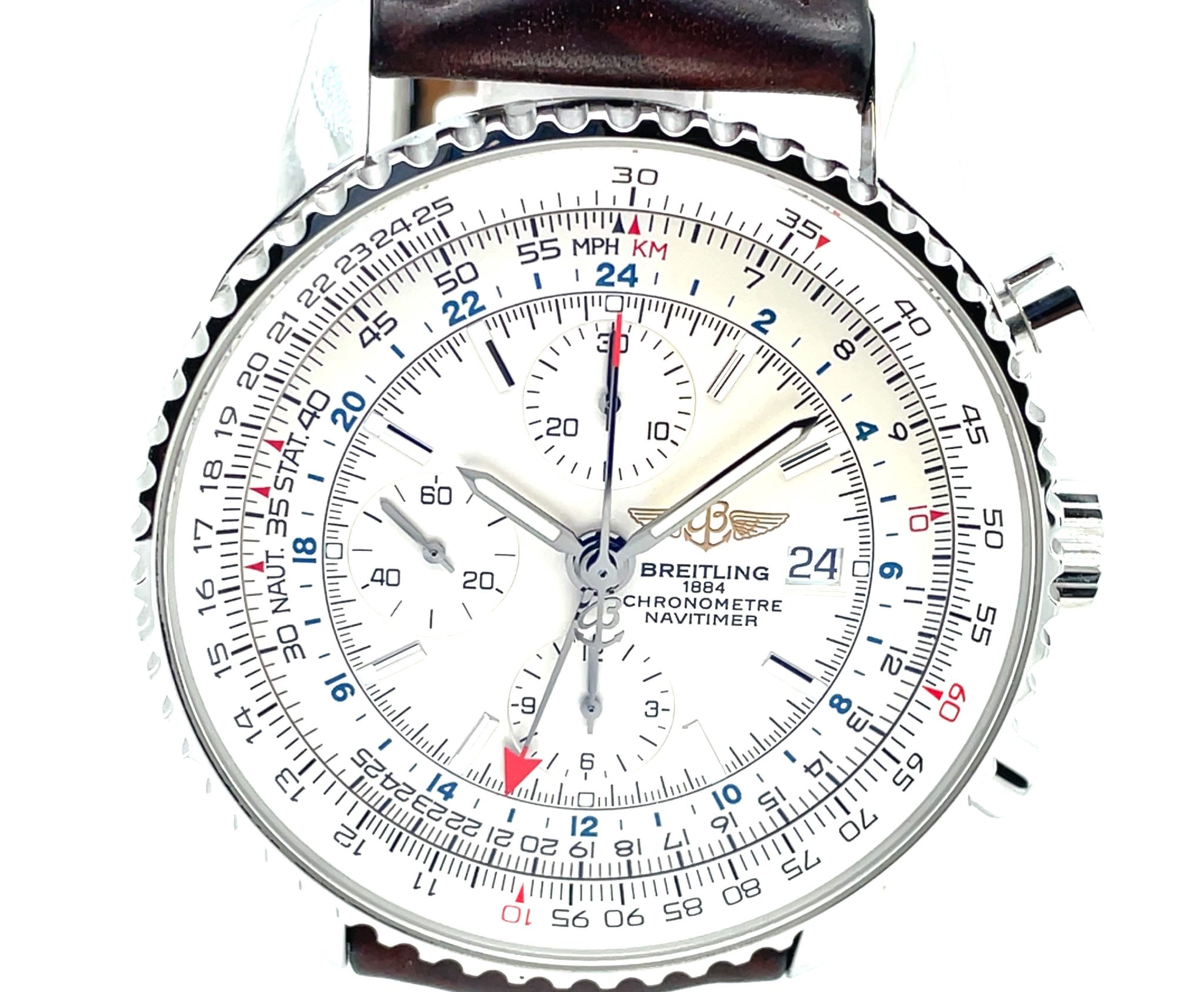 Breitling Navitimer World Chronometer GMT 46 Ref. A24322-041 Full Set 2007 