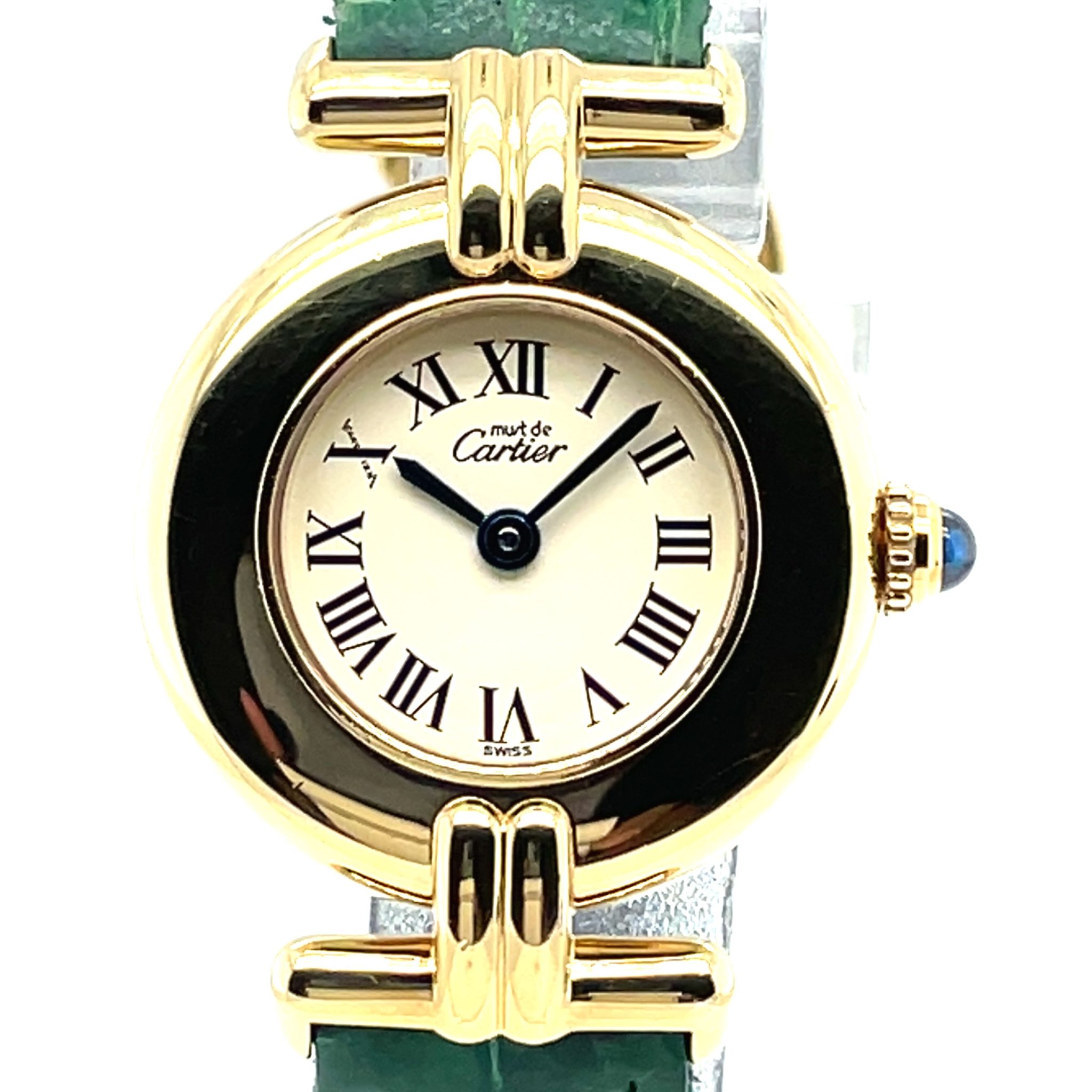 Cartier Vermeil Argent 925 Ref. 590002 Vintage Watch 1990's Top