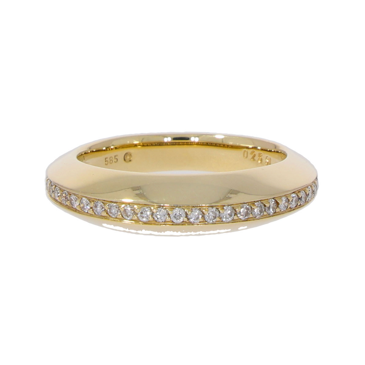 Diamant Ring Gelbgold 585 / 14K mit ca. 0,25 ct