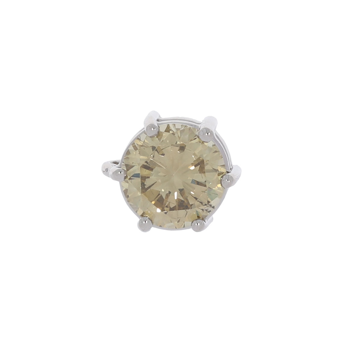 Diamant Anhänger Weißgold 750/18K. 1,86ct IGI Zertifikat