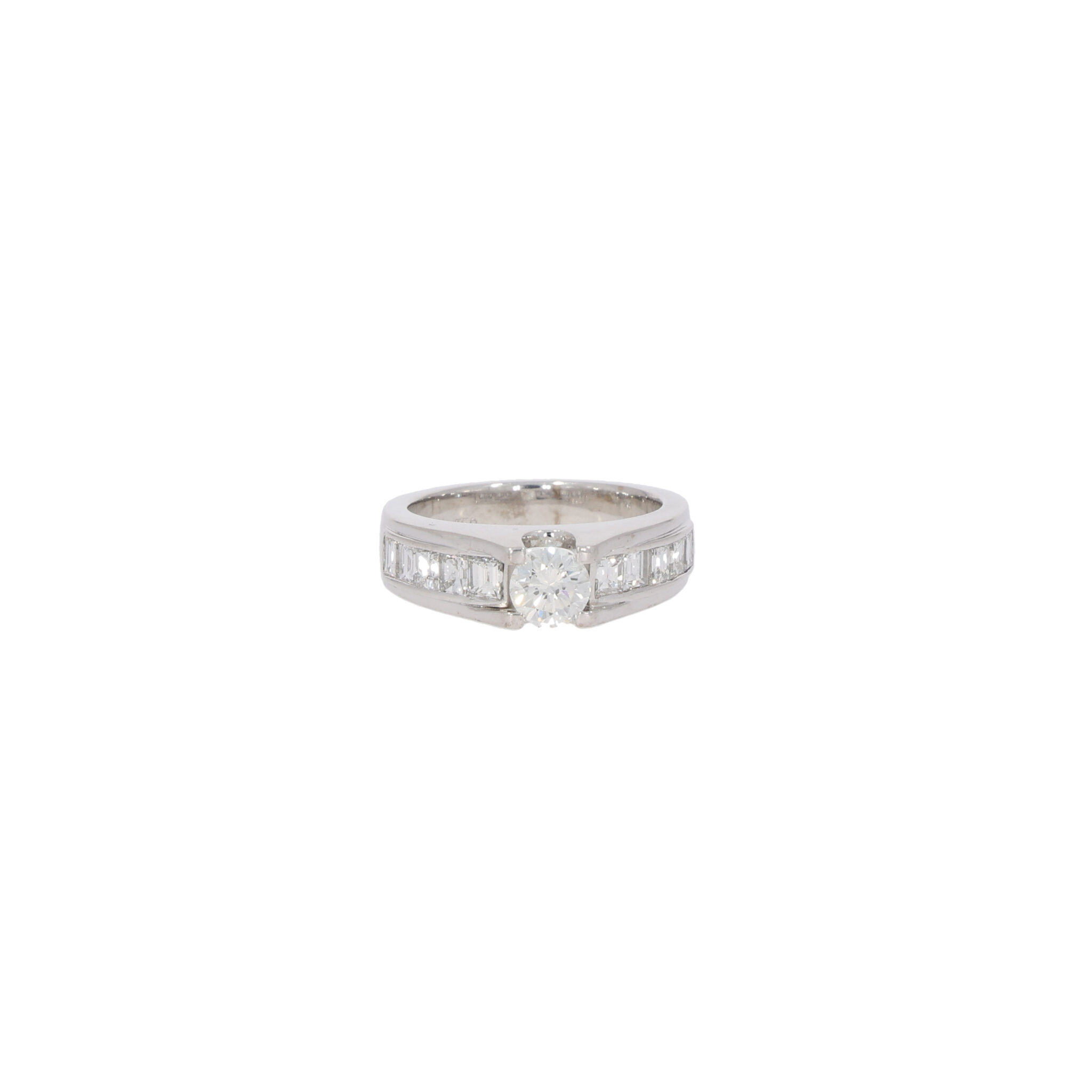 Diamant Ring mit ca. 1,8ct Weißgold 750 / 18K