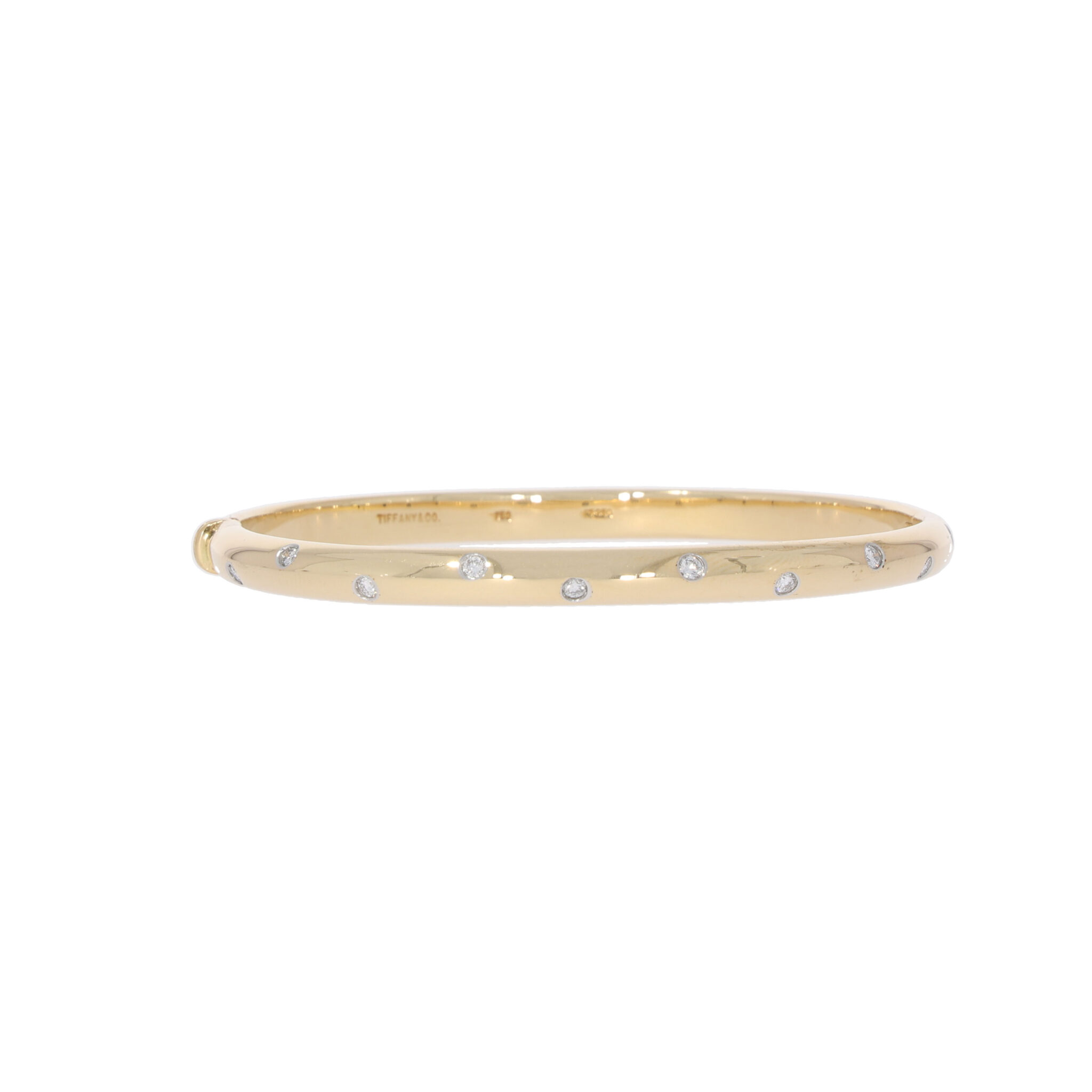 Tiffany & Co. Armreif mit ca. 0,25ct Diamanten Gelbgold 750 / 18K