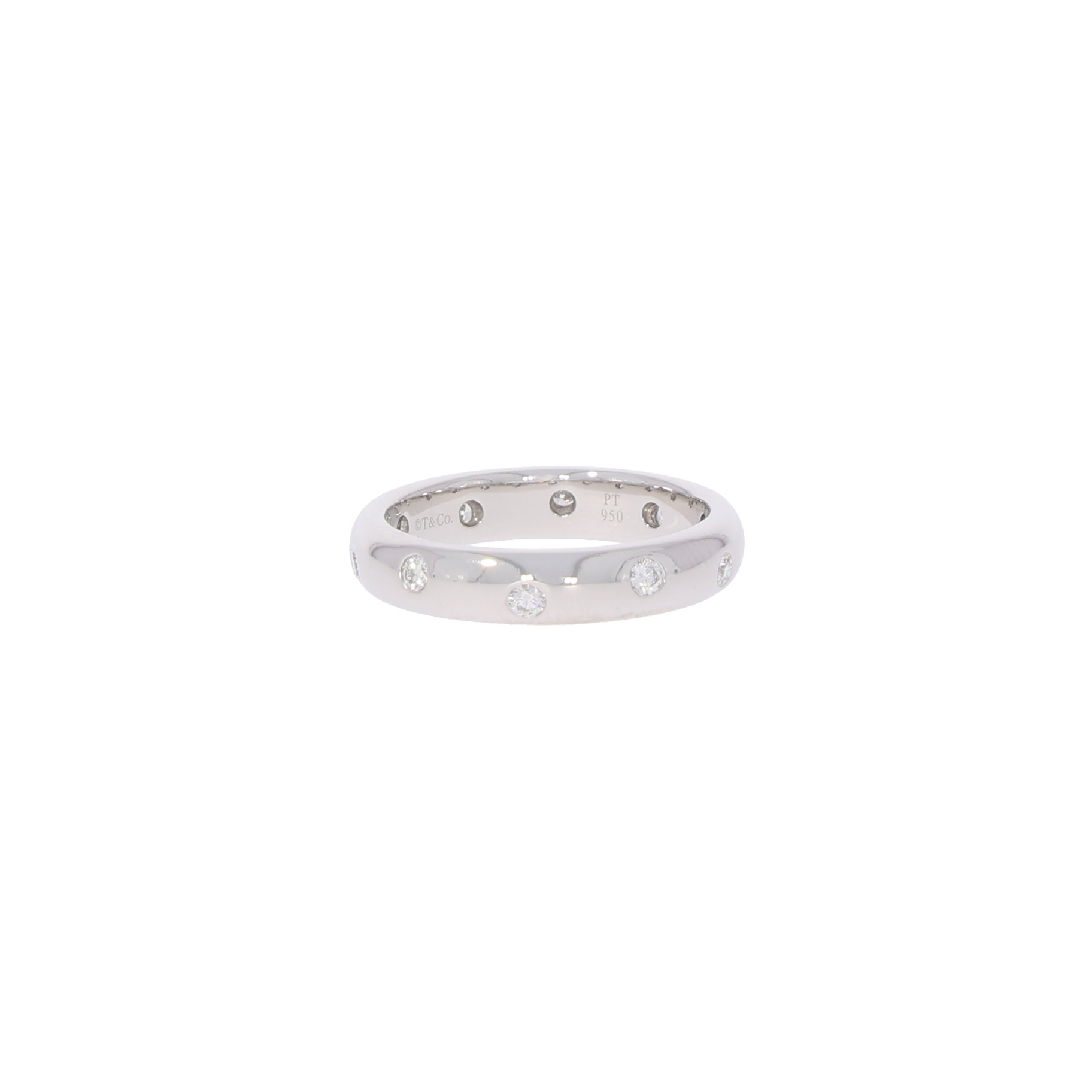 Tiffany & Co. Ring Gr.50 Platin 950 mit ca.0,22ct Diamanten
